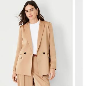 Ann Taylor Satin Blazer 00 Petite
